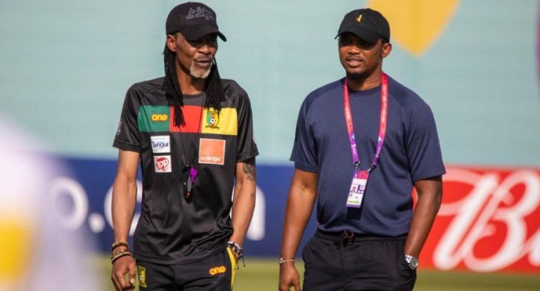 Rigobert Song et Samuel Eto'o